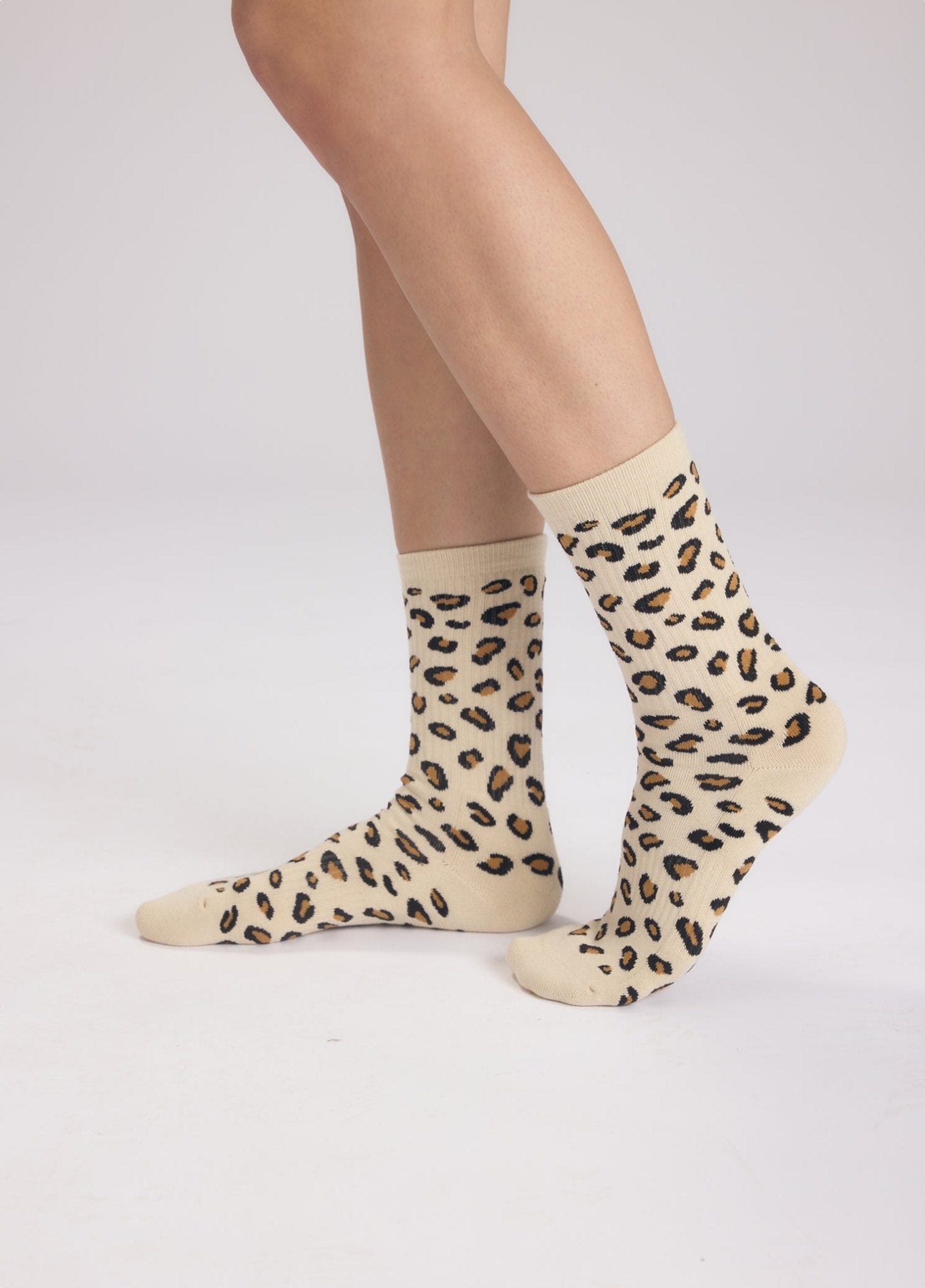 Leo Socken für Damen mit Leopard Muster