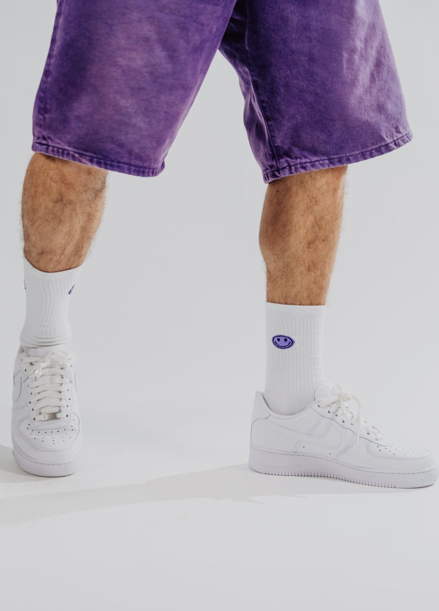 Smiley (lavender) Socken - NBDC